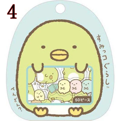 Design 4 50 шт./упак. прозрачный ПВХ Кот Rilakkuma Стикеры s мешок с персонажем из мультфильмов высокого качества Животные декоративными оборками и вышивкой с медведем; Стикеры для дневник альбом DIY Скрапбукинг - Цвет: Design 4