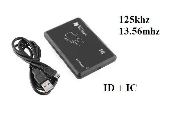 13 56 МГц + 125 кГц RFID/ IC ID композитный считыватель 2 в 1 USB датчик приближения смарт