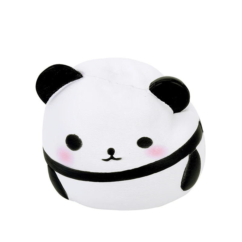 14 см Jumbo Kawaii Милая Толстая панда яйцо мягкие супер сжимаемые животные куклы