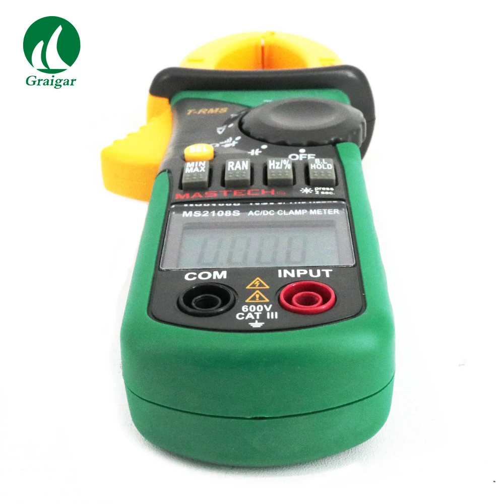 Digital AC постоянного тока 600A клещи MS2108S True RMS мультиметр Емкость Частота пусковой