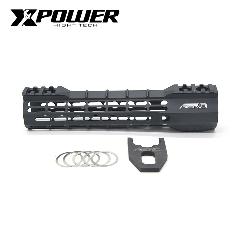 XPOWER Rail Система " 12" Handguard для Keymod AR15 AEG M4A1 Airsoft пневматические пистолеты Пейнтбол гель бластер