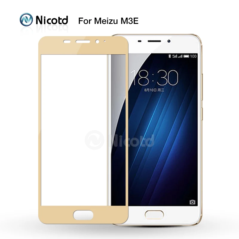 2 шт./лот 2.5D 9H полное покрытие из закаленного стекла для Meizu M3 Note M3S M3 Mini Max M3E M3X Защитная пленка для экрана