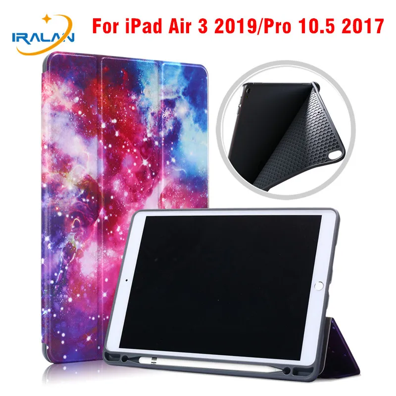 Для iPad Pro 10 5 чехол с держателем карандашом противоударный умный для Air 3 2019/iPad 2017