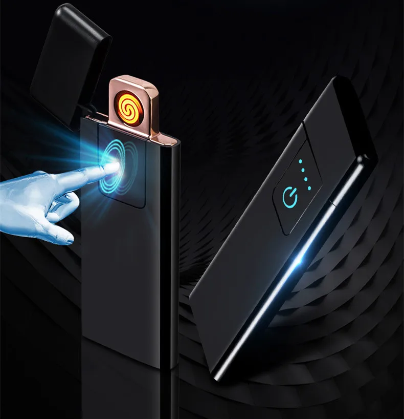 Подвешивающее зажигание дуговая Зажигалка электронная USB перезарядка сигарета для курения электрическая Подарочная Зажигалка для друга подарок на день рождения, свадьбу