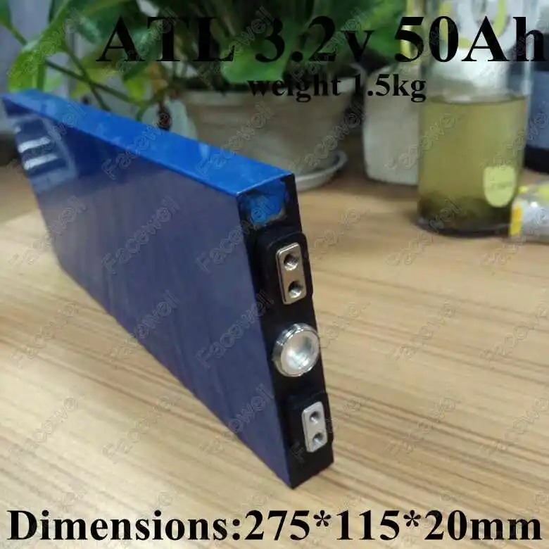 Бренд lifepo4 3 2 v 50Ah большая емкость 50ah литий 100A Высокая утечка для аккумуляторной