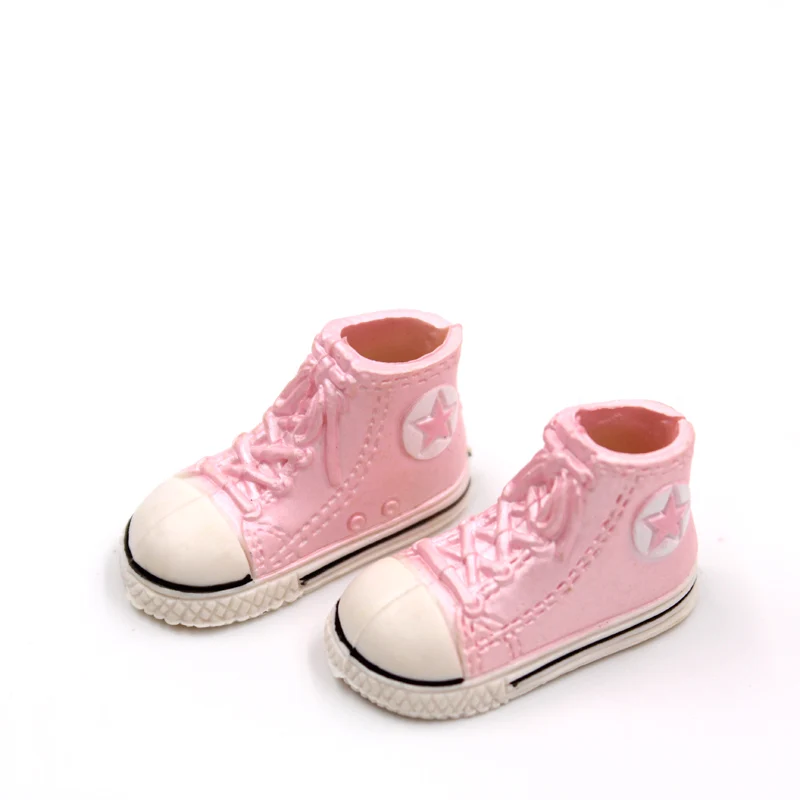 Одна пара 3 8 см ABS пластиковая кукла спортивная обувь аксессуары для 1/8 BJD blyth Pullip