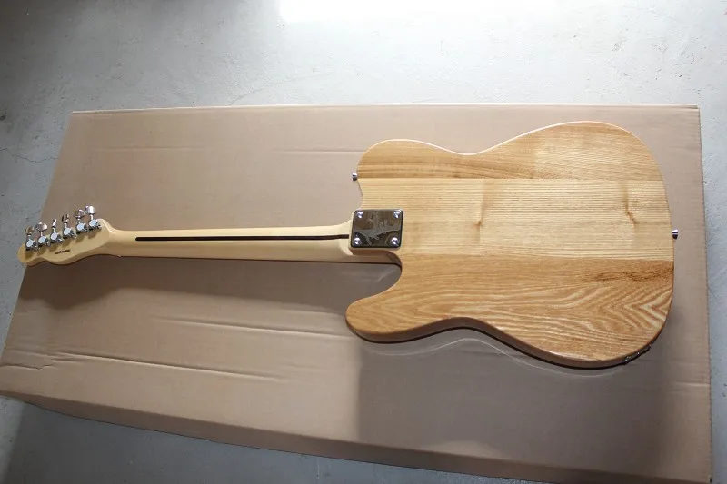 Бесплатная доставка Одежда высшего качества Полу Hollow BurlyWood F TL Гитары с Bigsby