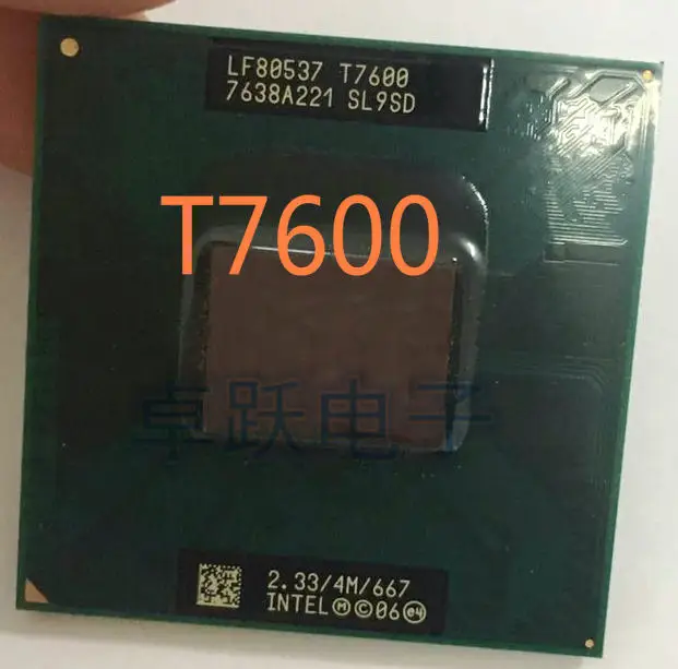 Бесплатная доставка процессор intel Core 2 Duo T7600 CPU 4M Разъем 479 кэш/2 33 ГГц/667