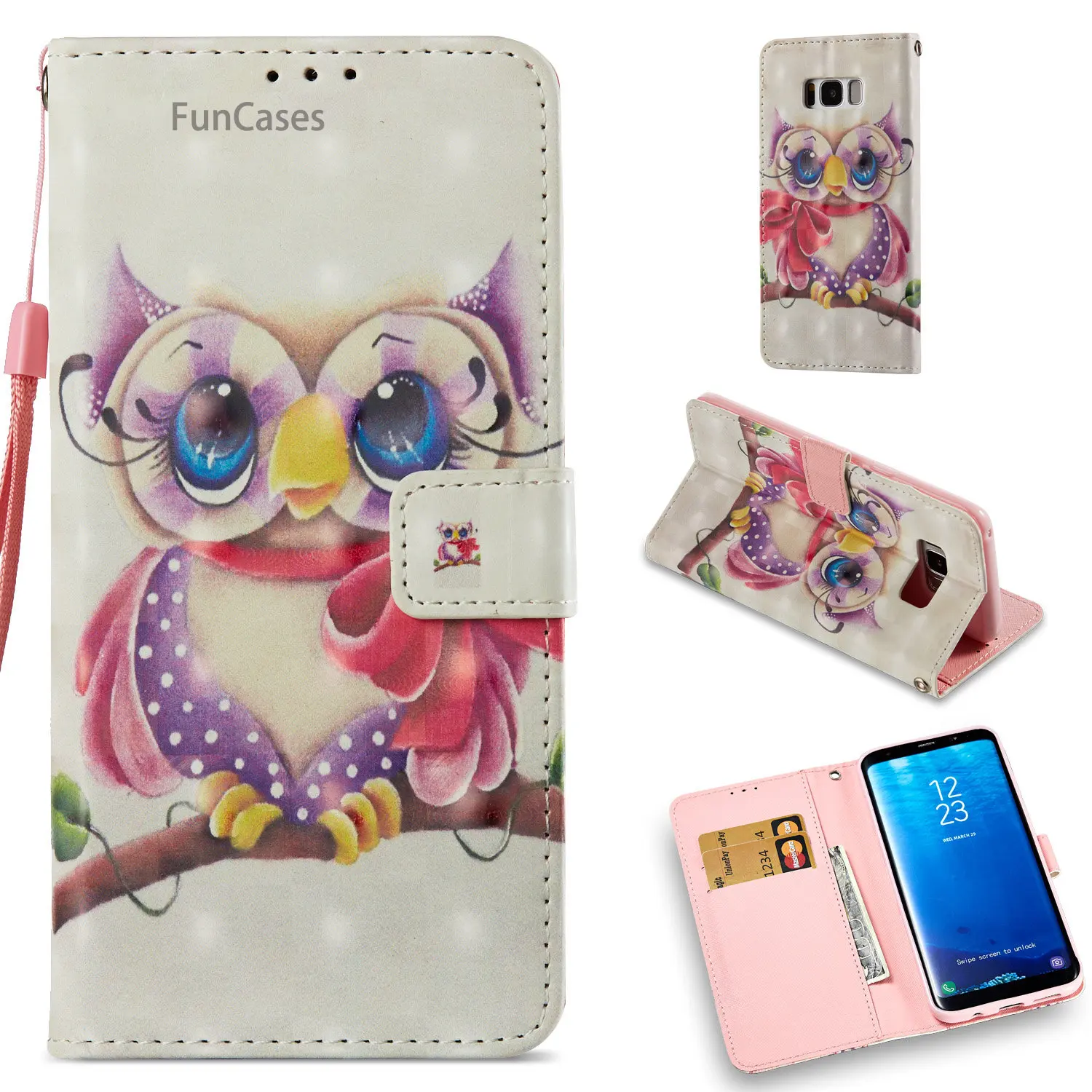 Прекрасный Venus флип чехол для телефона с рисунками Hoesjes samsung S8 плюс мягкая