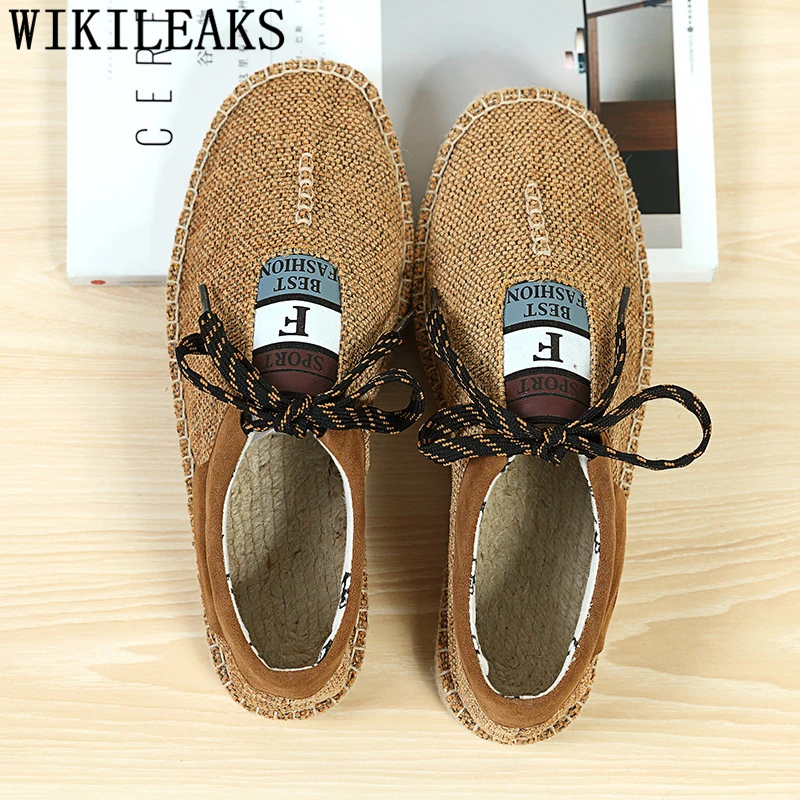 Эспадрильи мужские дышащие без шнуровки повседневная обувь лето 2022 | Обувь