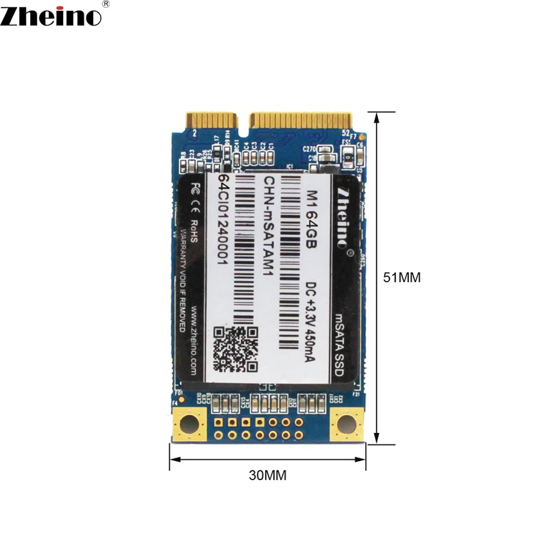Zheino P3 USB3.0 64 ГБ SSD Портативный внешний жесткий диск Алюминий супер Скорость с mSATA