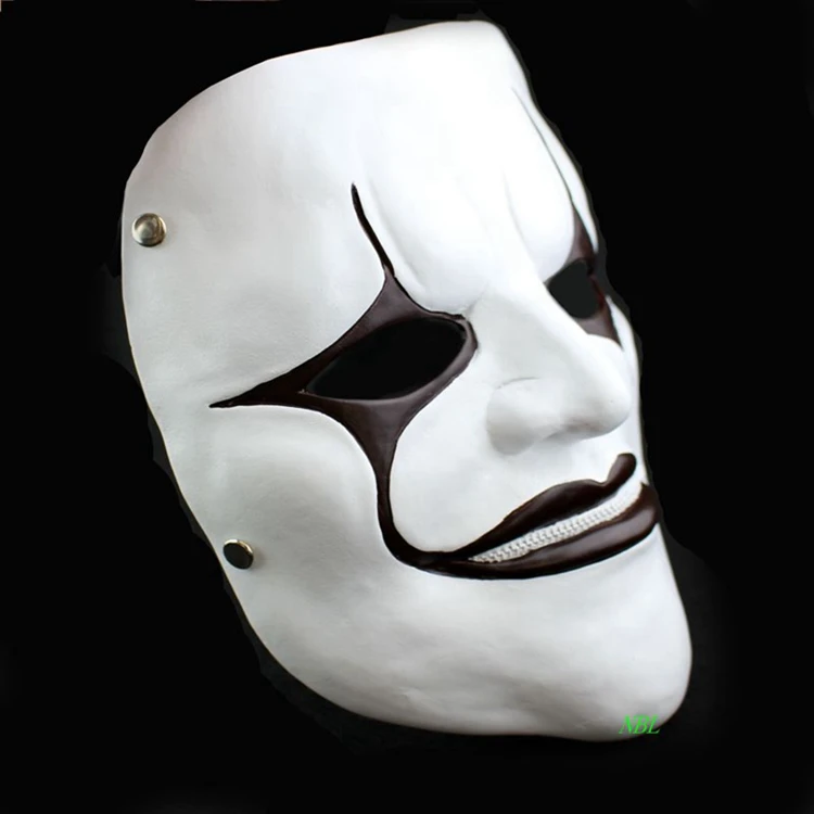Хэллоуин Slipknot молния внизу маска полный уход за кожей лица Хэллоуин ужас Тема фильма Смола маскарадные маски для Детский костюм для вечеринок Реквизит AdultSize