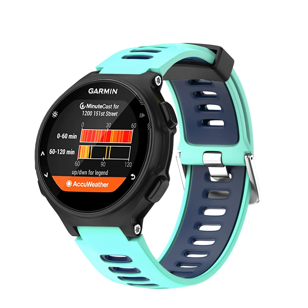 На открытом воздухе спортивный силиконовый ремешок для смарт-часов Garmin forerunner 235 220 230 620 630 735XT ремешок для наручных часов Мягкий силиконовый чехол Чехол для мобильного телефона Garmin forerunner