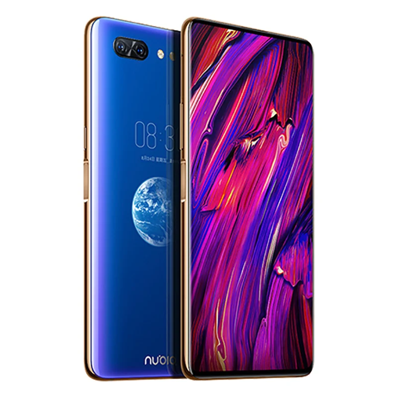 Мобильный телефон Nubia X, 6,26 дюймов, 6 ГБ/8 ГБ ОЗУ, 64 ГБ/128 Гб ПЗУ, Восьмиядерный процессор Snapdragon 845, Android 8,1, двойная камера, 3800 мАч, смартфон