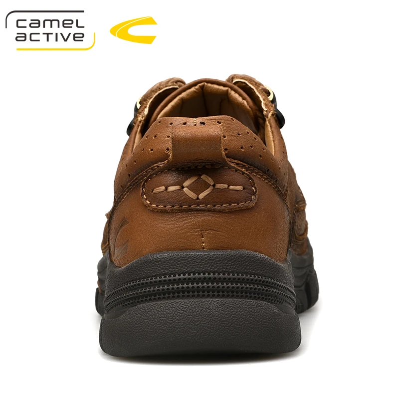 Camel Active/Новинка; мужские оксфорды из натуральной кожи; сезон весна-осень; водонепроницаемые мокасины; мужская повседневная обувь на шнуровке; Мужская Уличная обувь
