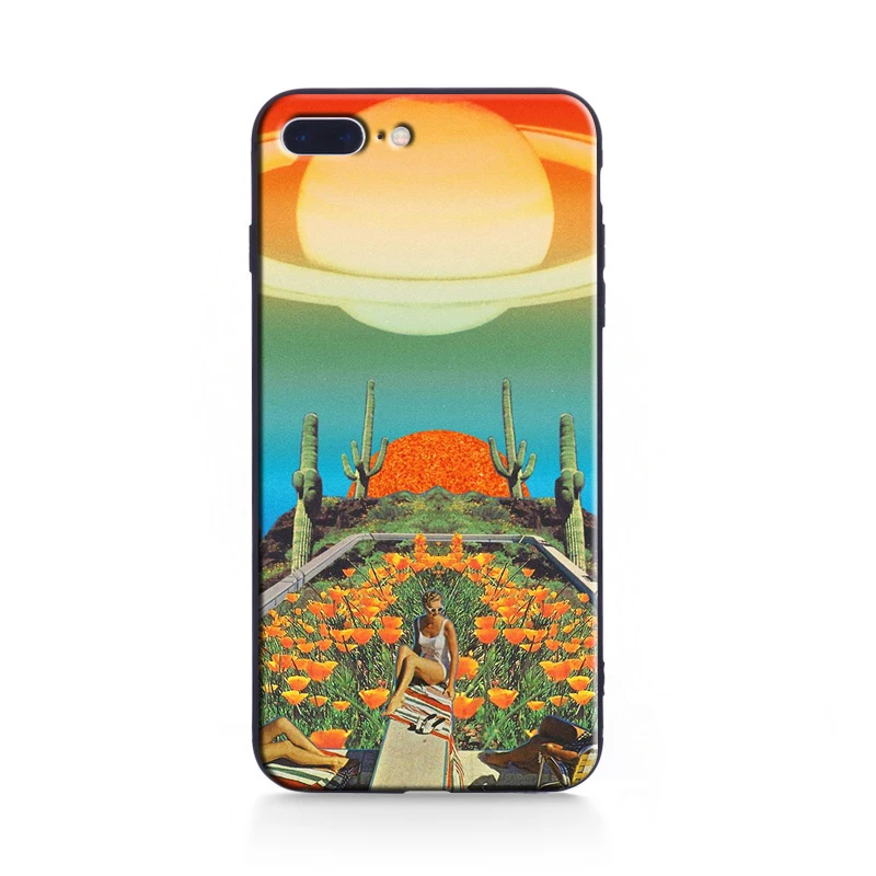 Для iphone 7 Чехол Trippy Art эстетический Coque Мягкий силиконовый чехол для телефона для Apple iphone 5 5S SE 6 6S Plus 7 8Plus X Чехол
