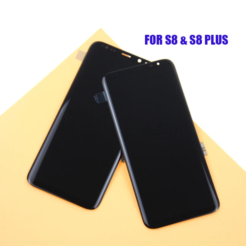 AMOLED дисплей для SAMSUNG S8 LCD + сенсорный экран дигитайзер Замена GALAXY Plus ЖК