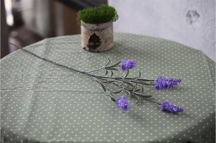 purple Искусственное фиолетовое цветочное растение, Букет Лаванды, домашняя садовая ваза-корзина, украшение, красивое зерно, Ванильные цветы - Цвет: purple