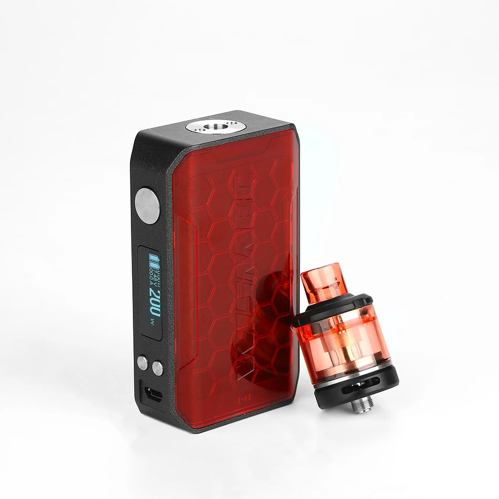 New Original 200W WISMEC SINUOUS V200 TC Kit with 2ml/3ml Amor NSE Tank &amp Child Lock MTL DL Vape No 18650 Battery Box Mod | Электроника