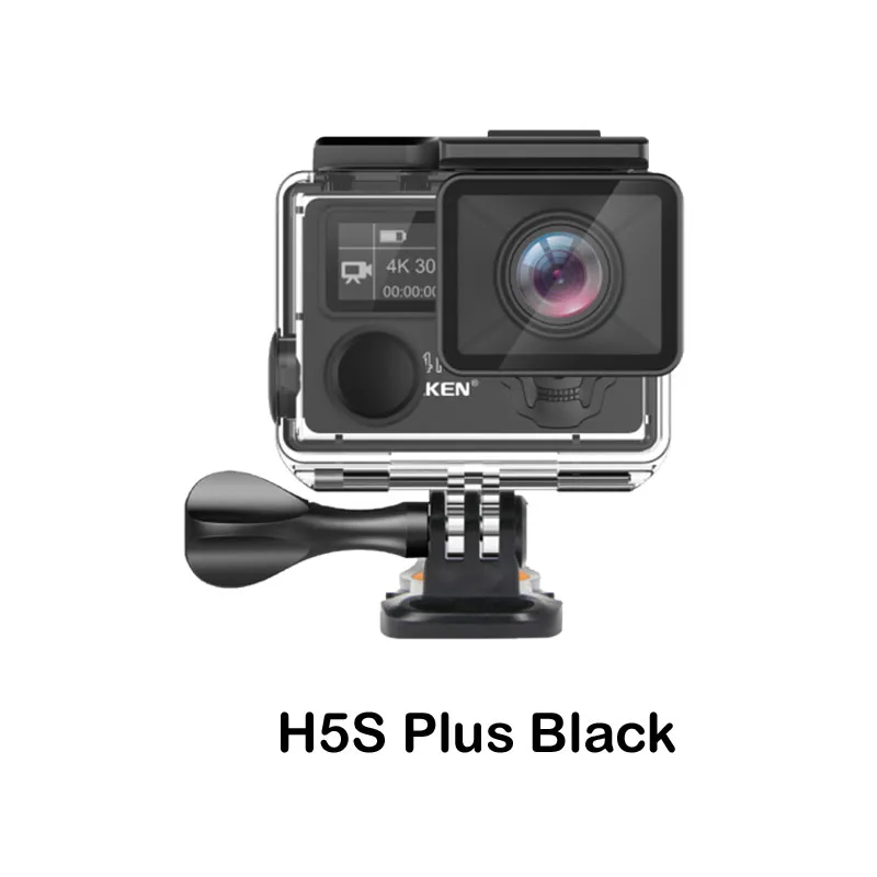 H5S PLUS Экшн-камера eken H5S Plus с пультом дистанционного управления Ultra HD 4K Ambarella A12 WiFi 170 Экшн-камера на шлем go Водонепроницаемая профессиональная спортивная камера - Цвет: H5S PLUS