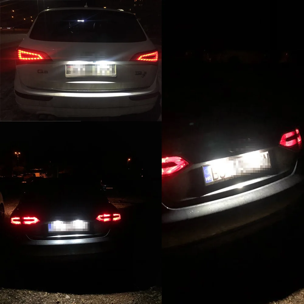 Canbus светодиодный светильник номерного знака для AUDI A4 B8 4D/5D A5/S5 2D A5 5D Q5 TT/S 2D ALLROAD