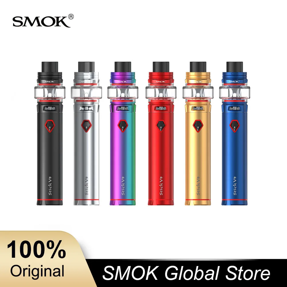 Оригинальный набор Smok Stick V9 3000 мА/ч мод 5 мл/2 мл Tfv8 Baby V2 Tank S1 S2 катушка Vs Max V8|Системы