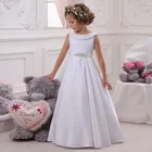 Платье для девочек с водорастворимым кружевом, для первого причастия, для младенцев, свадьбы и вечеринки, цвет белыйслоновой кости
