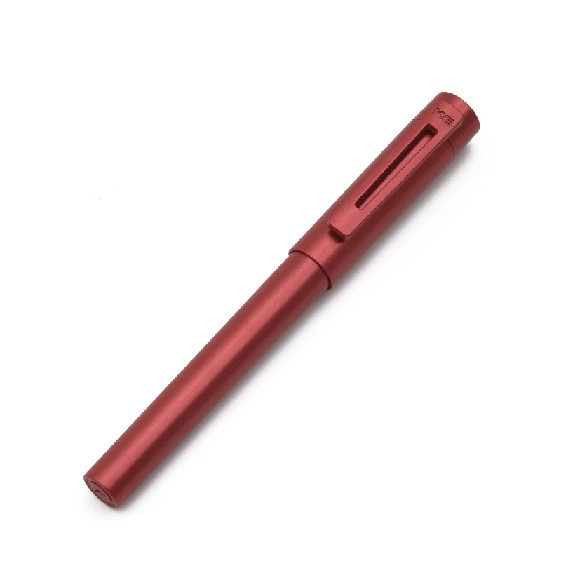 Kaco Sky Series Fountain Pen Premium Plastic Ink Pens Extra Fine Nib 0.38mm Metallic Color Black Blue Pink Red with Gift Box |