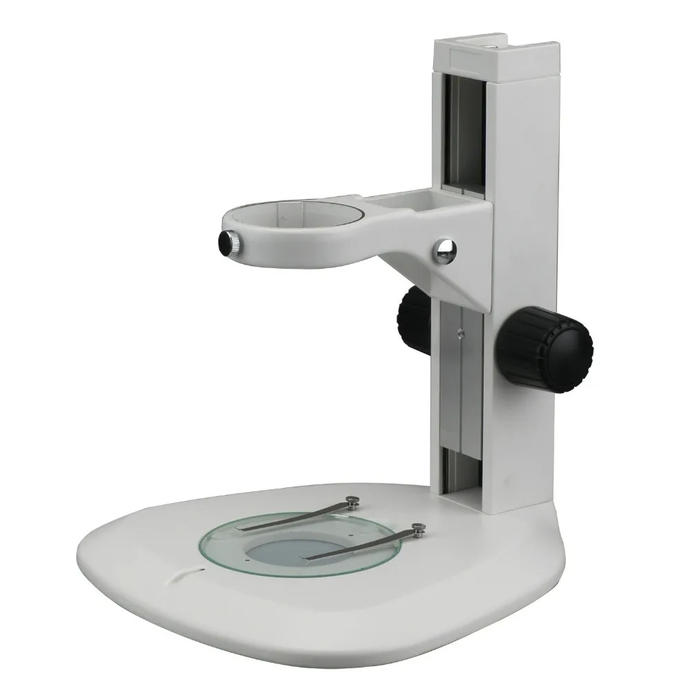 

Table Stand -AmScope Supplies Large Rounded Microscope Table Stand with Focusing Rack SKU: TSZJ-110RA