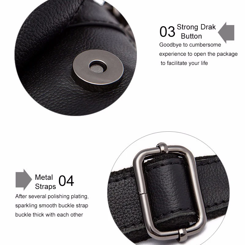 Сумка-мессенджер Мужская винтажная кожаная через плечо FGGS-MVA |