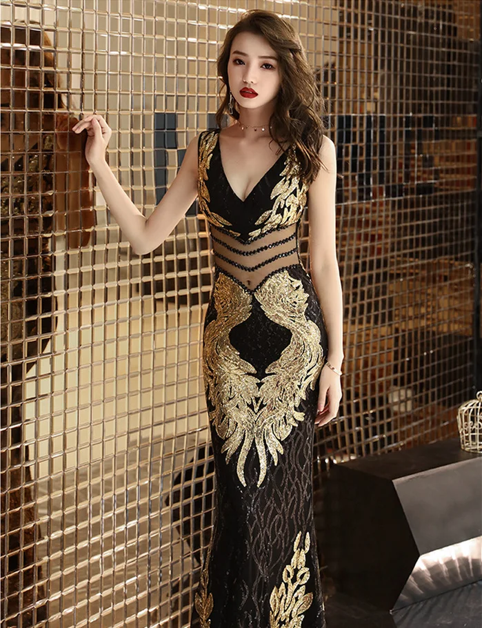 Vestidos Verano, сексуальное платье с пайетками, женское элегантное длинное платье, Femme ete, Золотое блестящее платье для формальной вечеринки, свадьбы, свидания, выпускного
