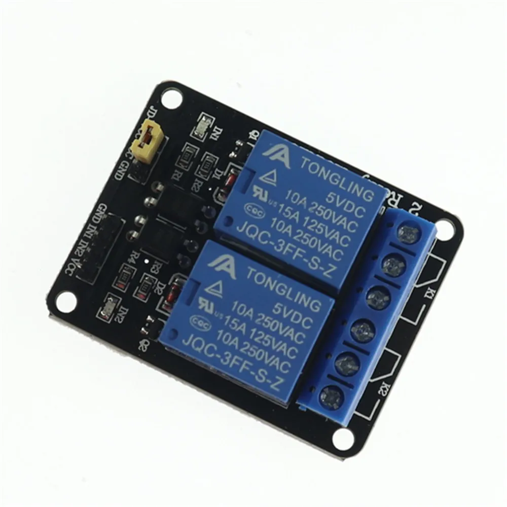 2 канальный релейный модуль KJ356 5 В 1 шт. экран для Ardui ARM PIC AVR DSP Electronic модуль|shield|shield