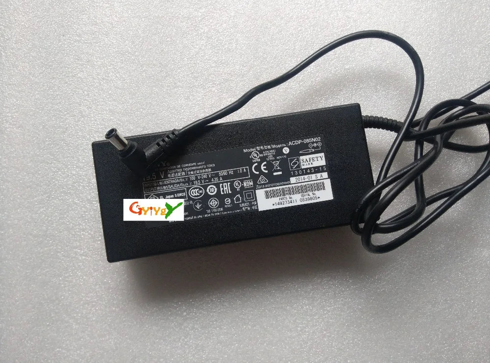 19 5 V 4.35A 4.4A 4.7A Мощность адаптер для SONY KDL-42W654A KDL-32W705B KDL-42W655A KDL-32W705 KDL-50R556A KDL-55W950A KDL-50W68 |