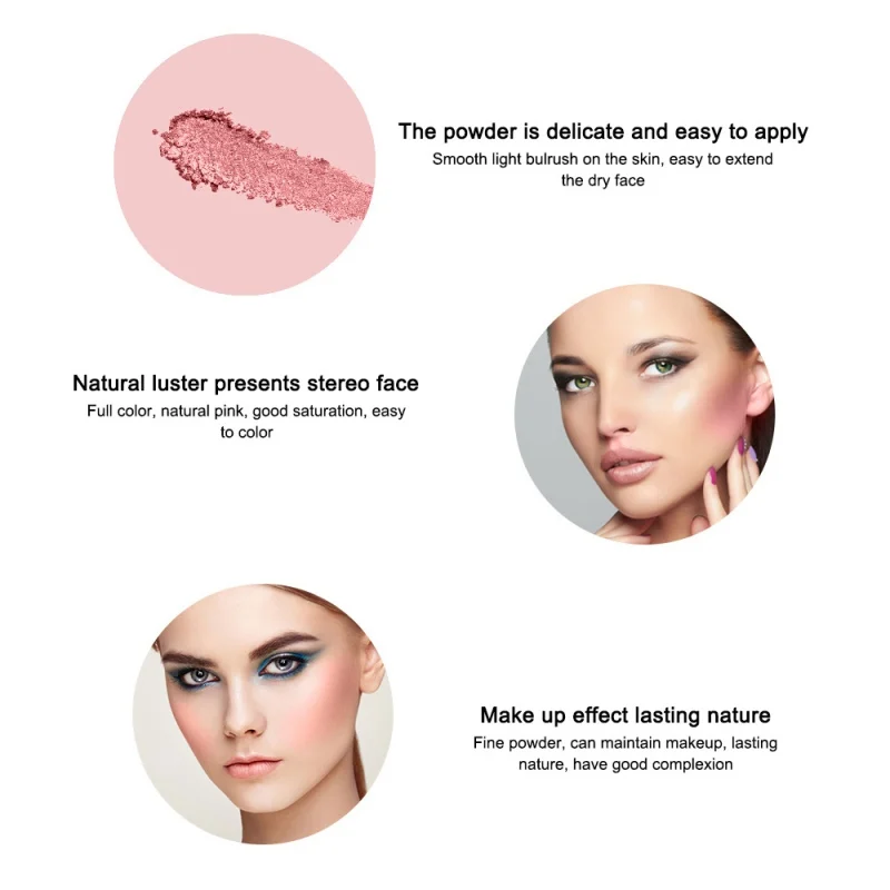 6 цветов Контурные и косметические средства для лица Минеральные Румяна