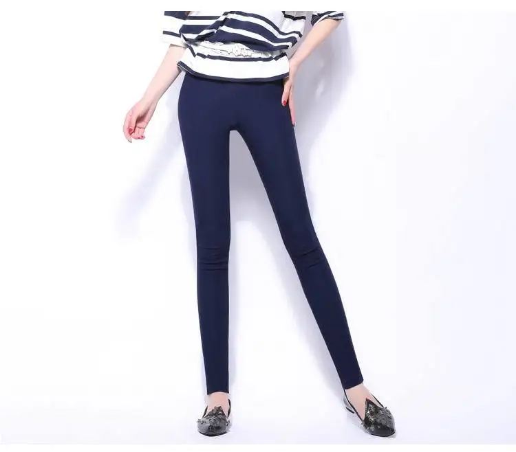 2018 Модные женские Капри брюки 19 цветов с высокой талией для женщин Размеры: 5XL 4XL |