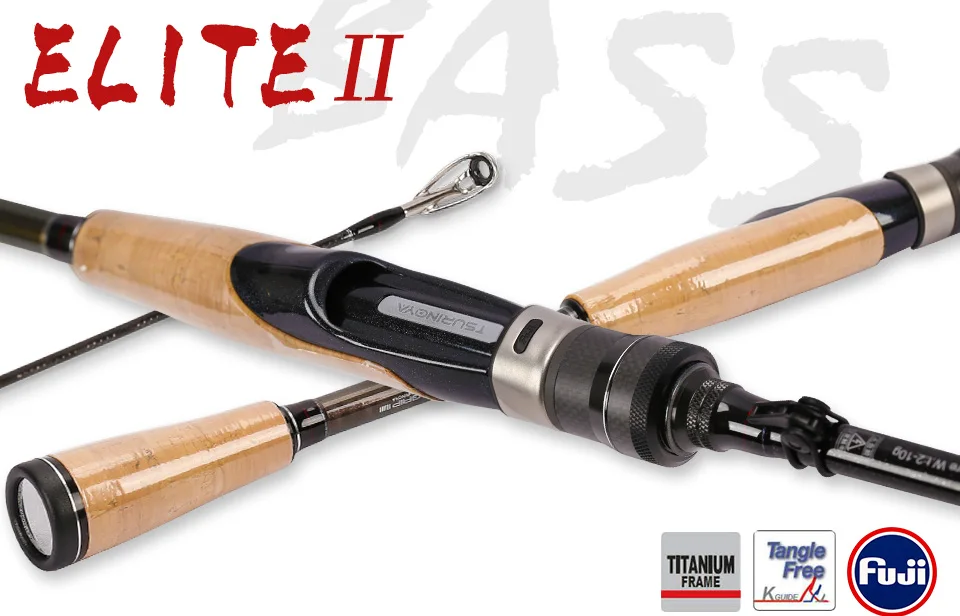 TSURINOYA ELITE II литейная Удочка 1,95 м 1,98 м 2,13 м 2 секции L/ML удочка для ловли кальмаров щуки из углеродного волокна