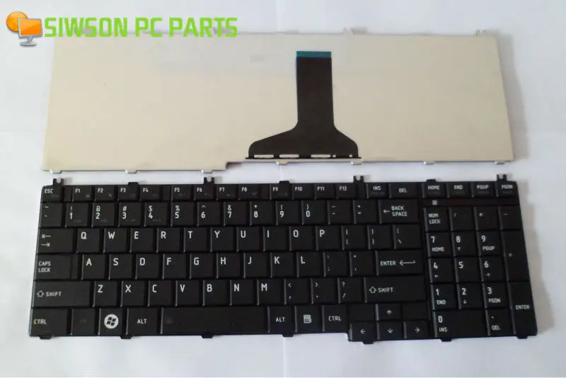 

OEM US Layout Keyboard Replacement for Toshiba Satellite C650D-ST2N01 C655D-S5063 L655D-S5093 S5050 S5109 C655-S5123 Black
