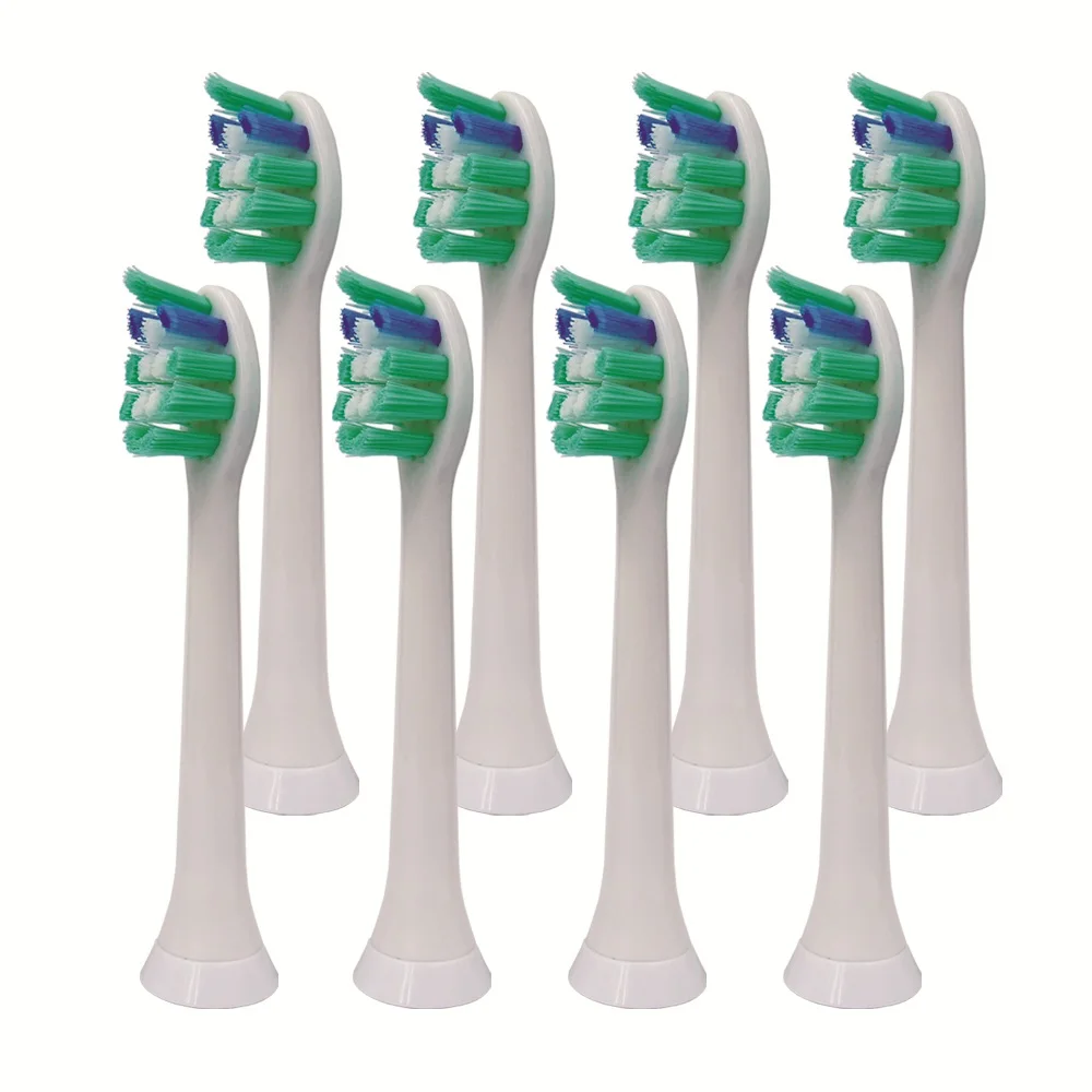 8 шт Съемные насадки для зубной щетки HX9024 для Philips Sonicare ProResults HX6013 HX6530 HX9340 HX6930 HX6950 HX6710 HX9140 HX3216