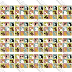 cartoon ribbon 4 Custom cartoon cute hound printed grosgrain ribbon fold over elastic printing ribbons DIY hair accessories band 50 yards - Цвет: cartoon ribbon 4