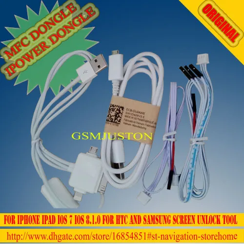 Gsmjustoncc Новый разблокированный ключ MFC dongle fFor Iphone для всех телефонов Jailbreak с Ipower Dongle