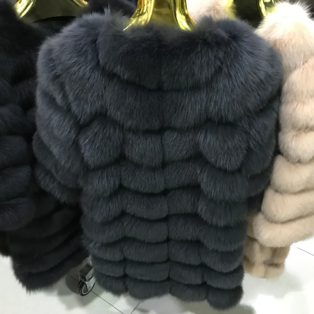 Лидер продаж Повседневная обувь женская шуба из натурального Лисьего меха 100%