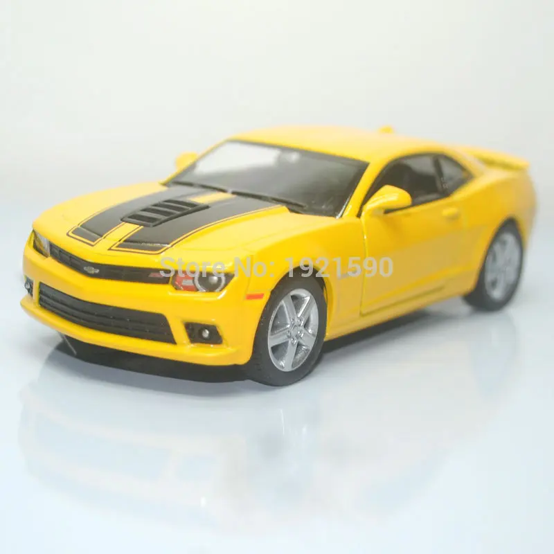 YJ 1/38 масштабные автомобильные игрушки Chevrolet Camaro литая металлическая модель автомобиля для коллекции/подарка/детей/украшения
