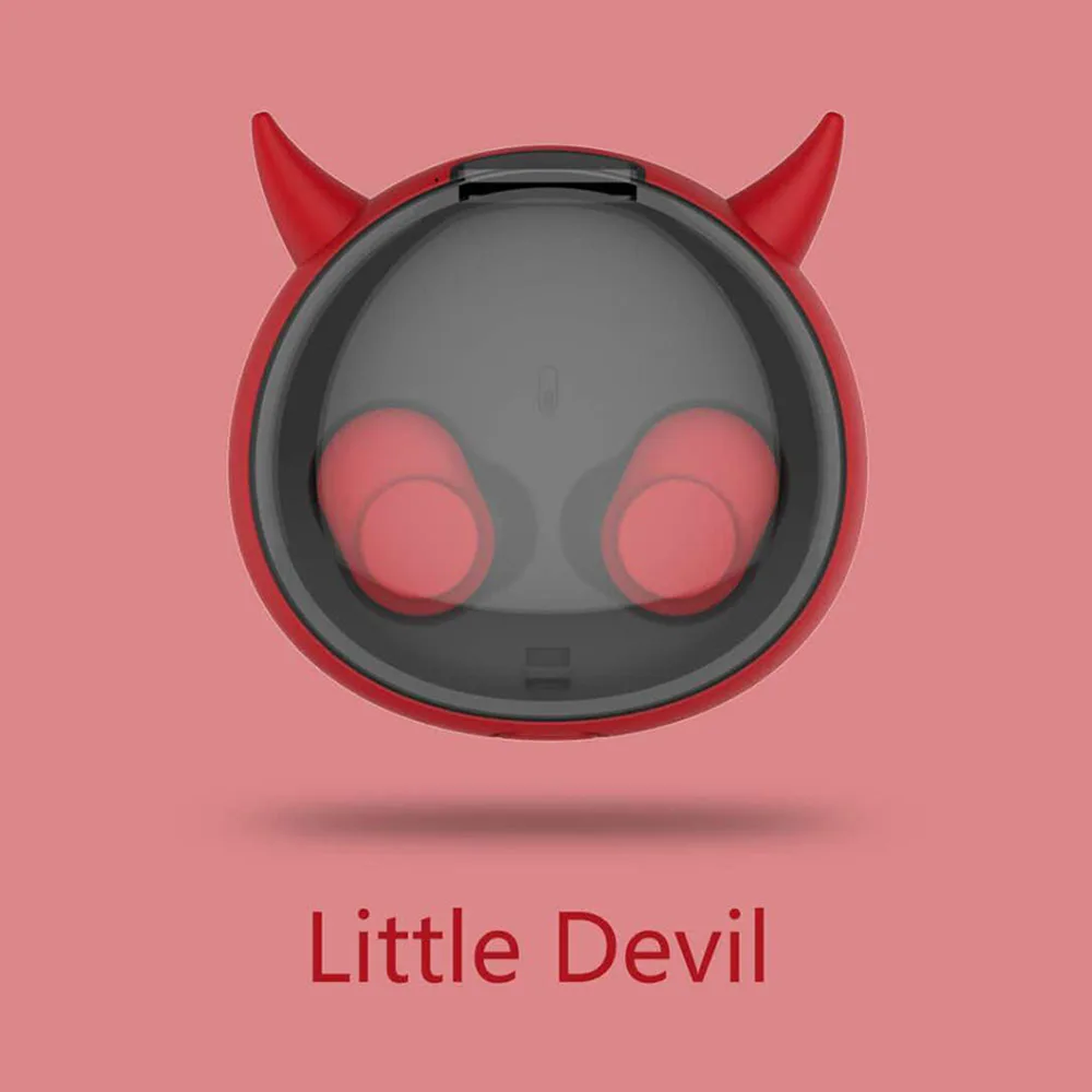 Беспроводные миниатюрные наушники TWS с Bluetooth маленькие портативные Demon