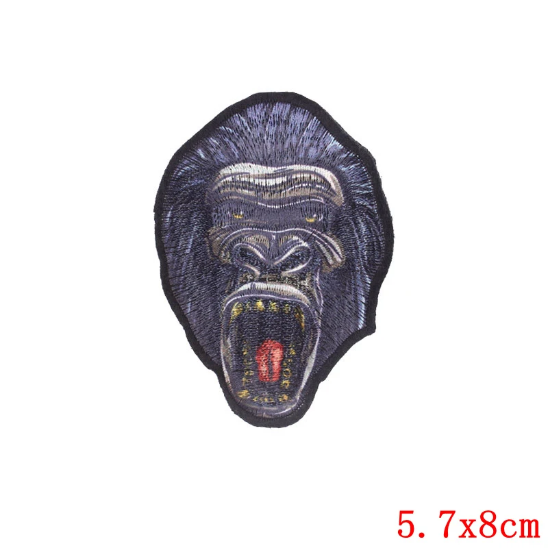 1 шт. орангутанг одежда с животными вышитые железные нашивки для одежды DIY полосы