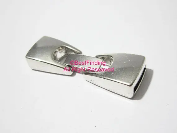 Кожаная застежка 10 мм гладкая 10x2 плоская кожаная застежка-FH07 | Фурнитура и