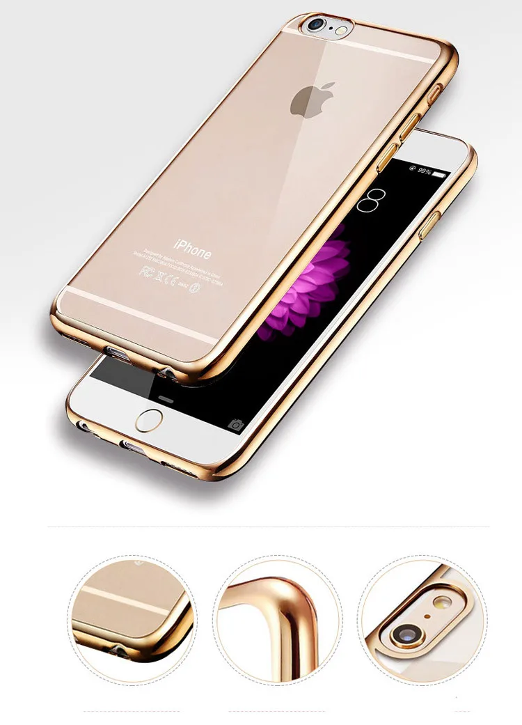Роскошный чехол для iPhone 11 Pro XS MAX XR X 8 Plus 5 5S SE 6 6S 7 Plus ультра тонкий прозрачный резиновый чехол из ТПУ