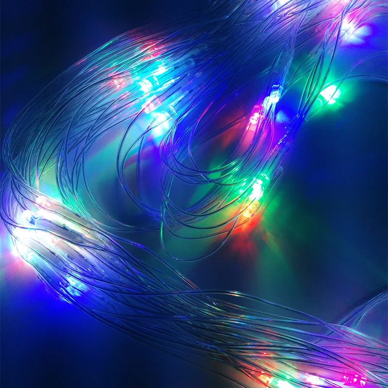 YIYANG Рождество 2*2 м 144 LED чистый свет красный de la lampara Рождественские огни Свадебная