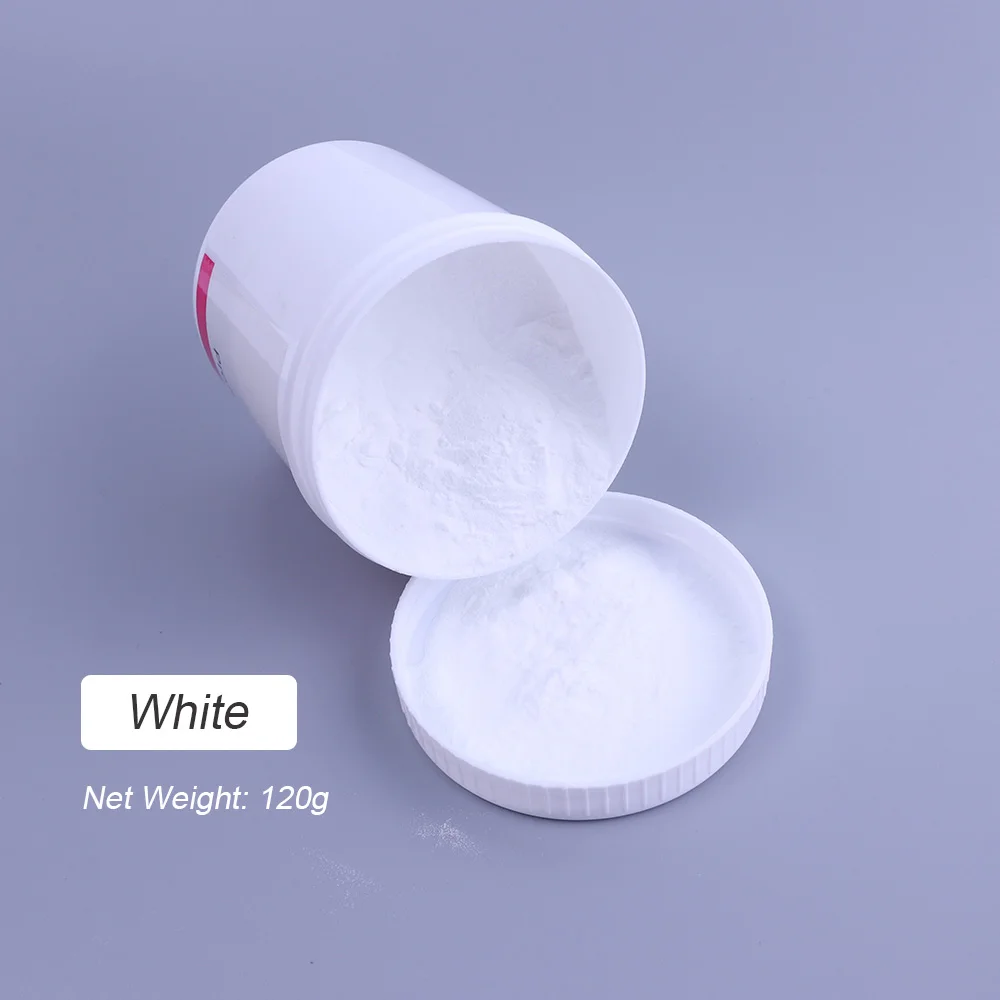 White 1 шт акриловый лак для ногтей с блеском, прозрачный белый розовый пигмент, Гель-лак для ногтей, аксессуары для декора, BE789-1 - Цвет: White
