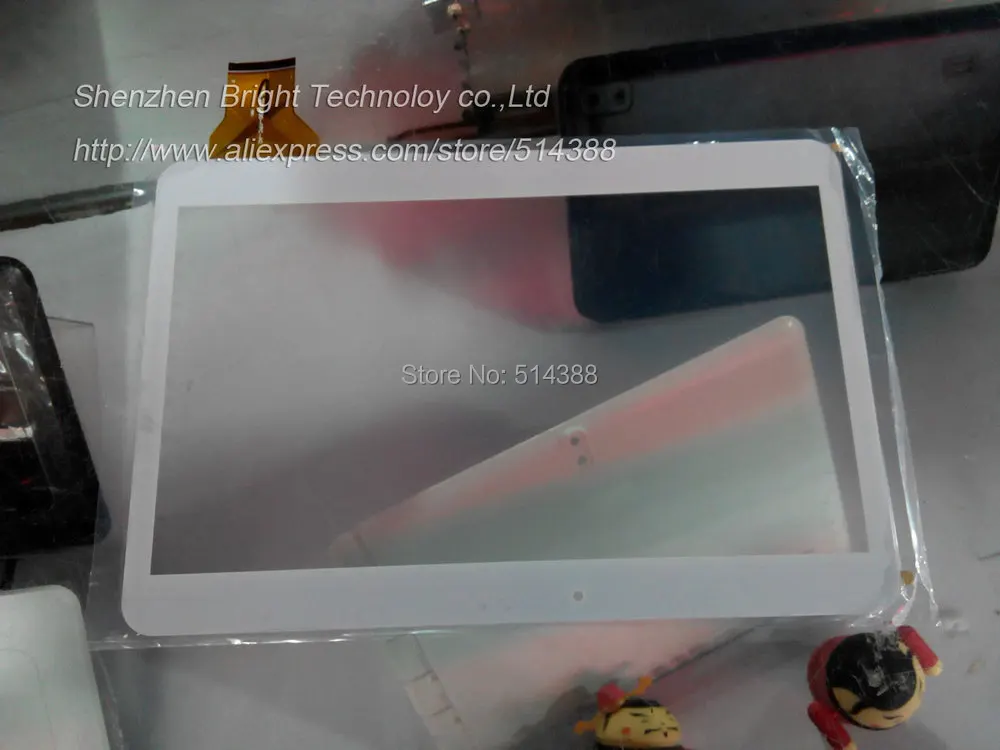 Белый YLD-CEGA300 FPC Емкостный сенсорный экран панель дигитайзер стекло для 10 1 дюйма