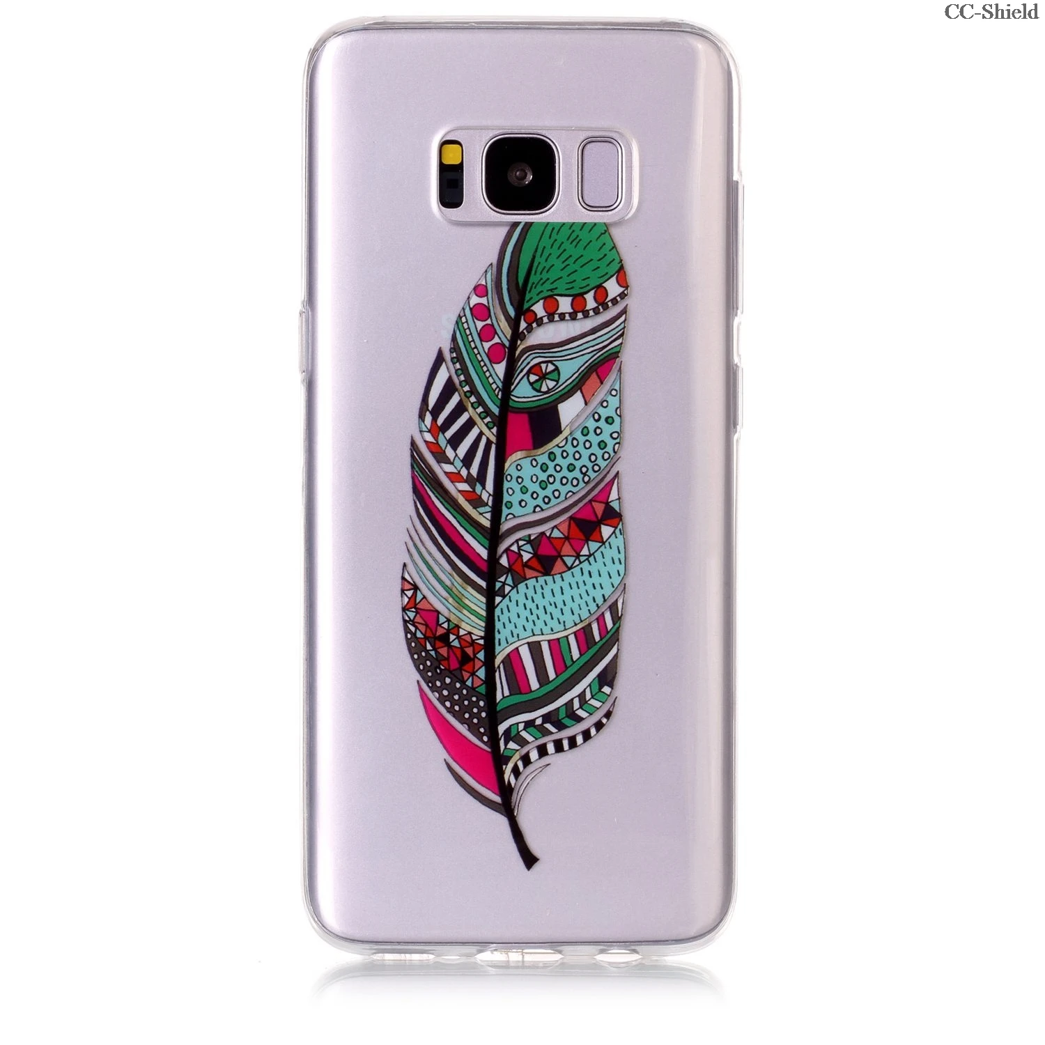 Мягкий ТПУ чехол для Samsung Galaxy S8 S 8 GalaxyS8 G950 G950F G950FD SM-G950F SM-G950FD прозрачный силиконовый